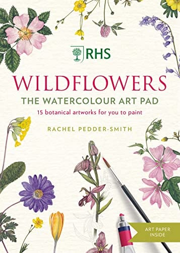 RHS Wildflowers the Watercolour Art Pad: 15 Botanical Artworks for You to Paint