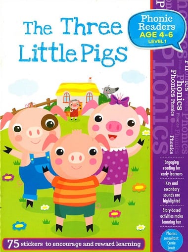 The Three Little Pigs (Phonics Readers, Age 4-6, Level 1)
