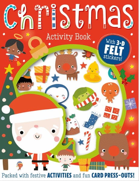 Christmas Activity Book Set (Christmas Activity Book/Window Sticker Christmas Book/Christmas Cheer Activity Book)