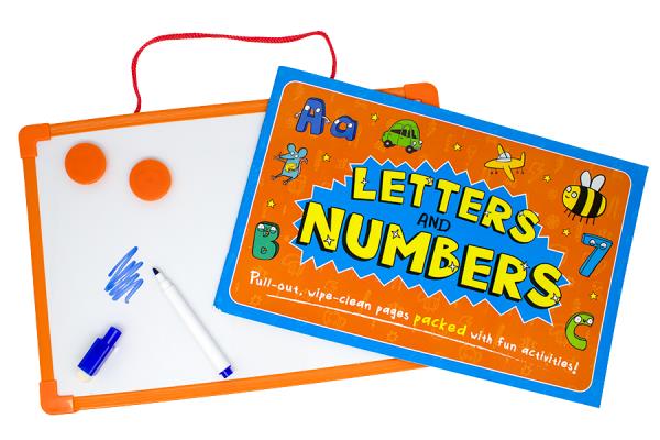 Letters and Numbers White