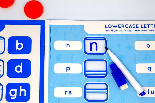 Letters and Numbers White