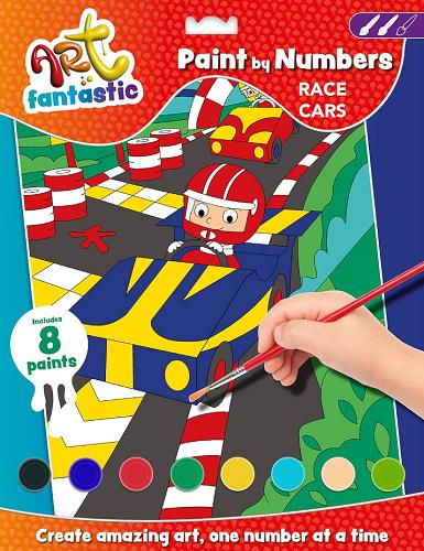 Race Cars (Art Fantastic: Paint by Numbers)
