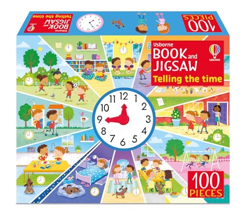 Telling the Time (Usborne Book and Jigsaw)
