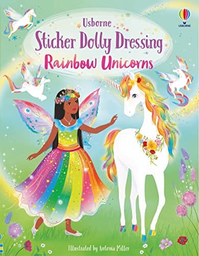 Rainbow Unicorns (Usborne Sticker Dolly Dressing)