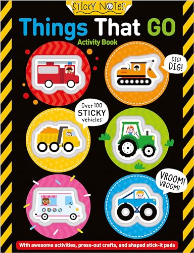Things That Go Activity Book (Sticky Notes)