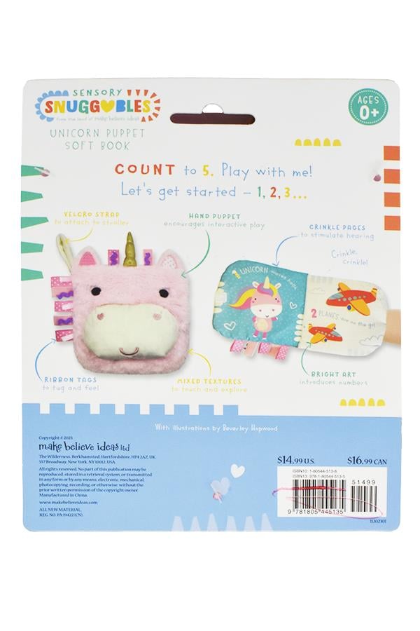 Unicorn Puppet Soft Book 