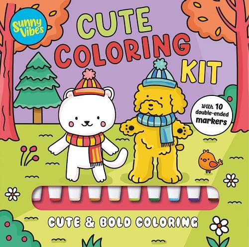 Cute & Bold Colouring Cute Colouring Kit (Sunny Vibes)