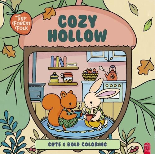 Cozy Together Cute & Bold Coloring (Tiny Forest Folk)