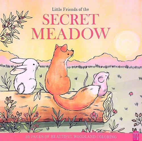 Little Friends of the Secret Meadow Woodland Coloring