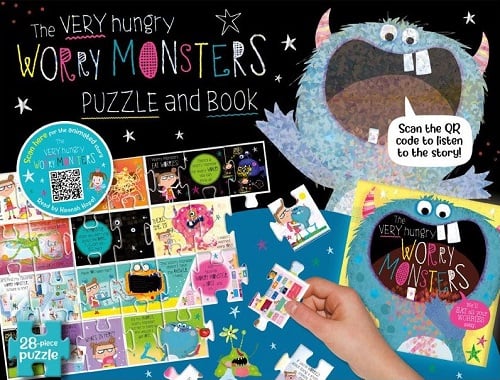 The Very Hungry Worry Monsters Puzzle and Book