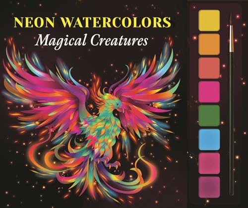Magical Creatures (Neon Watercolors)