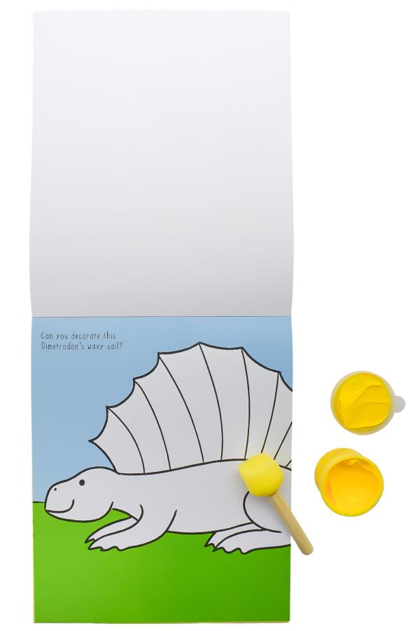 Dinosaur Sponge Art Image