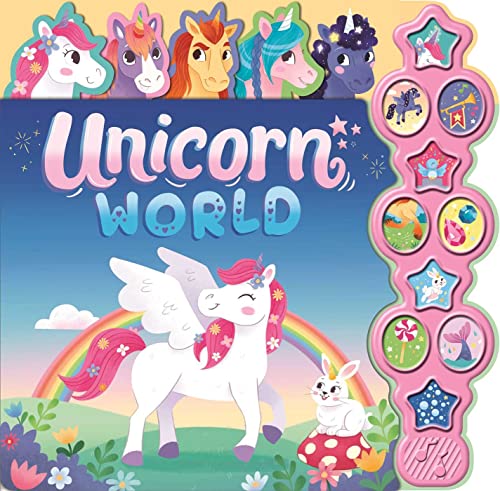 Unicorn World Interactive Children's Sound Book With 10 Buttons