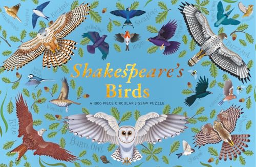 Shakespeare's Birds: A 1000-Piece Circular Jigsaw Puzzle
