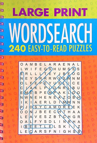 Large Print Wordsearch