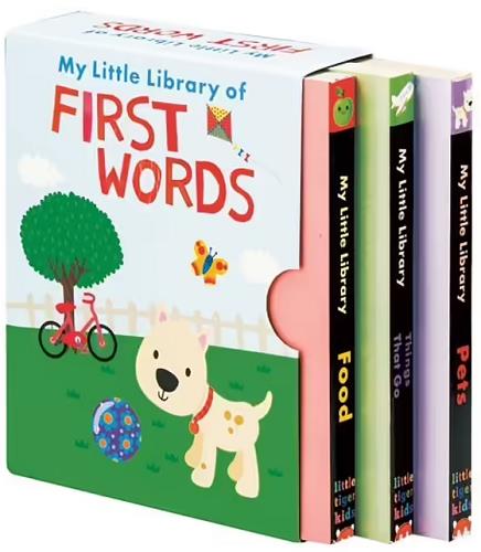 My Little Library of First Words (Pets/Things That Go/Food)
