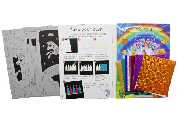Fantastic Foil Art Unicorns