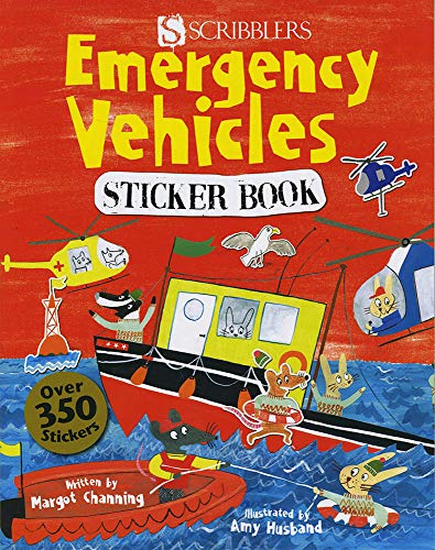 Emergency Vehicles Sticker Book (Scribblers Fun Activity)