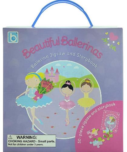 Beautiful Ballerinas 30-Piece Puzzle and Storybook