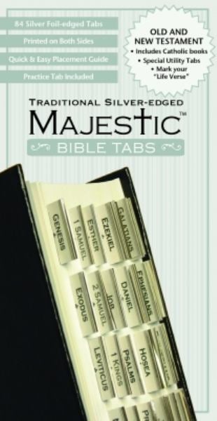 Majestic Bible Tabs (Traditional Silver-Edged)