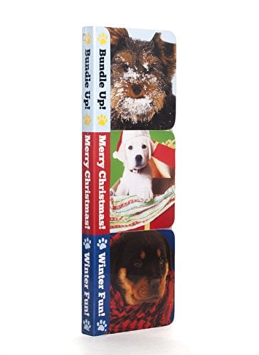Winter Puppies Boxy Book Set (Bundle Up!/Merry Christmas!/Winter Fun!)