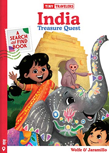 India Treasure Quest Search and Find Book (Tiny Travelers)
