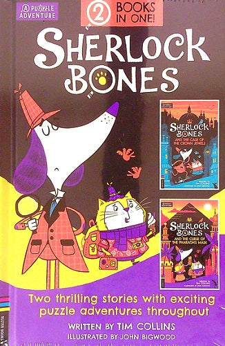 Sherlock Bones Puzzle Adventure, 2 Books in 1 (The Case of the Crown Jewels/The Curse of the Pharaoh's Mask)