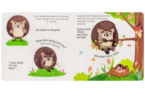 Spring With Little Hedgeh