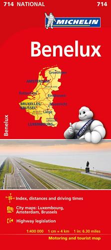 Benelux Motoring and Tourist Map (714 National)