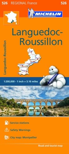 Languedoc-Roussillon Road and Tourist Map (526 Regional France)
