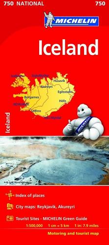 Iceland Motoring and Tourist Map (750 National)