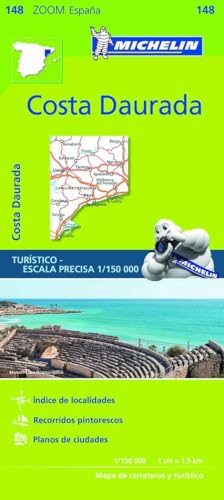 Costa Daurada Maps De Carreteras Y Turistico (148 Zoom Espana)