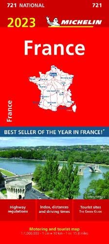 France 2023 Motoring and Tourist Map (721 National)