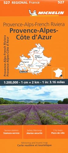 Provence-Alpes-Cote d'Azur Carte Routiere et Touristique (527 Regional France)