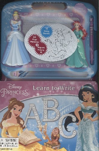 Learn to Write Book and Magnetic Kit (Disney Princess)