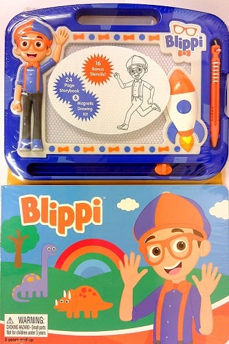 Blippi Storybook and Magnetic Drawing Kit