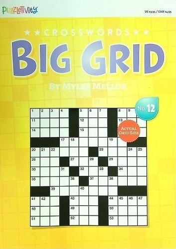 Big Grid Crosswords (Volume 12)
