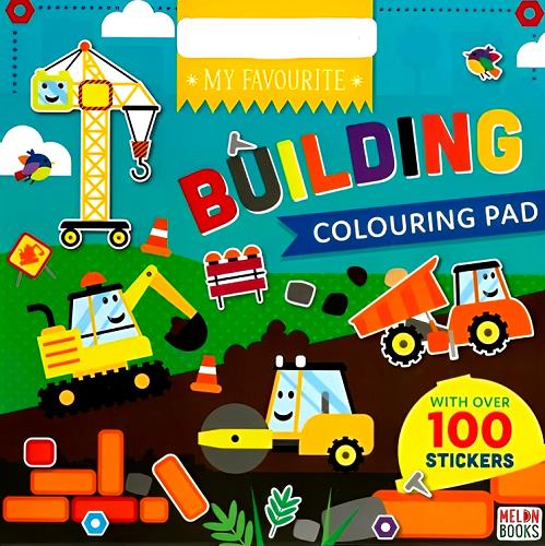 Building Colouring Pad With Over 100 Stickers (My Favourite)