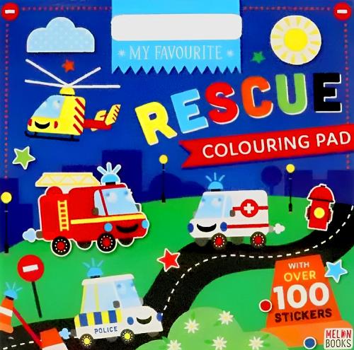 Rescue Colouring Pad With Over 100 Stickers (My Favourite)